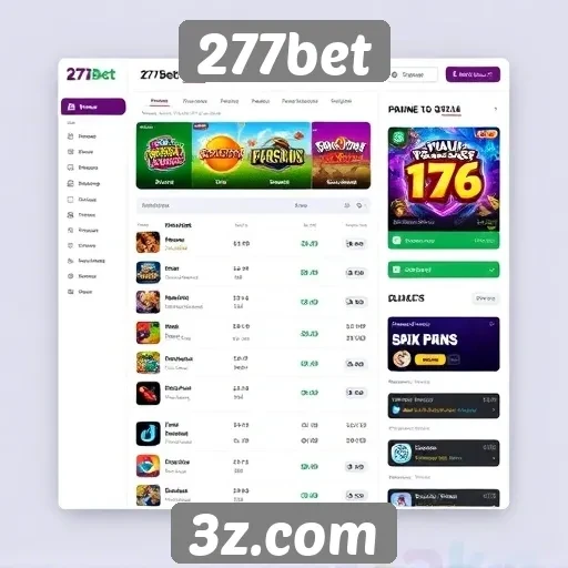 Interface do usuário e experiência no site 277bet